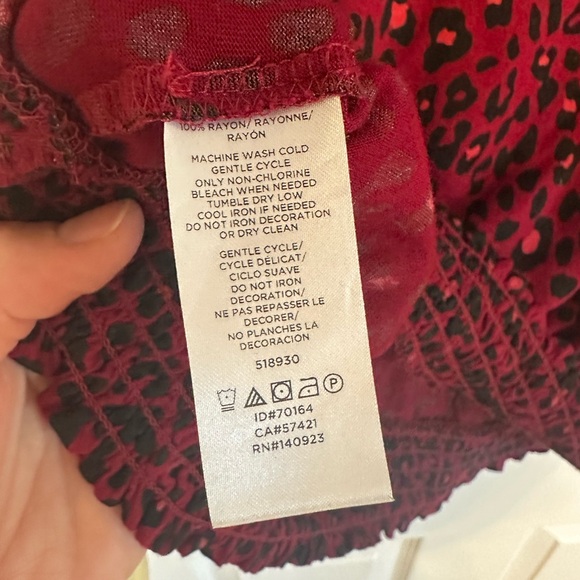 Loft - Leopard Print Top - Picture 6 of 6